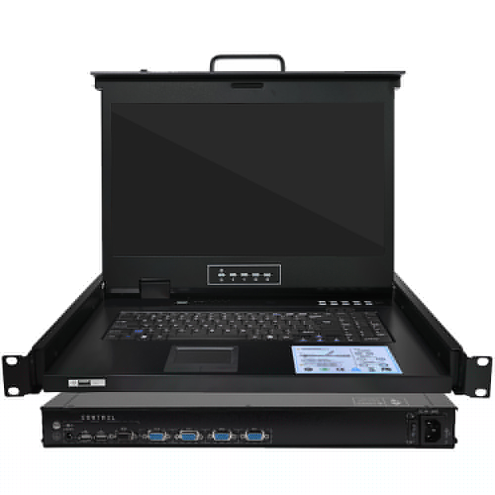 17.3寸4口VGA LED KVM切換器