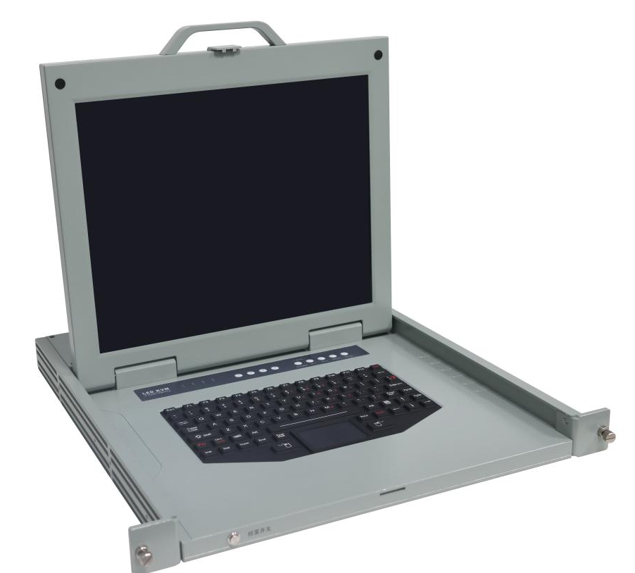 17寸4口KVM顯示器 (全加固白)